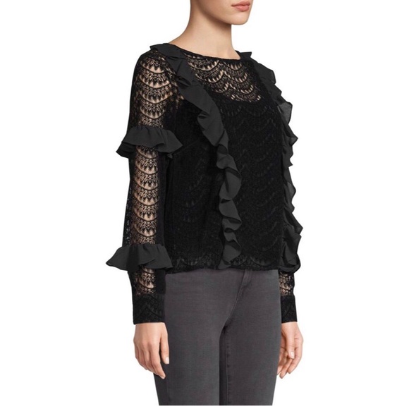 DH New York - velvet & lace top! NWT - Picture 4 of 4